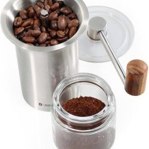 Zassenhaus - Koffiemolen - barista - glas - Roestvrijstaal