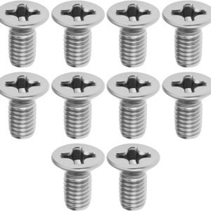 aladdien - Bevestigingsschroeven - Roestvrij Staal - M3x6mm - Voor Koffiemolen - Duurzaam - Set van 10 - Geschikt voor diverse toepassingen