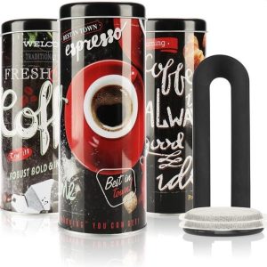 bewaarbussen voor koffiepads, 3 stuks
