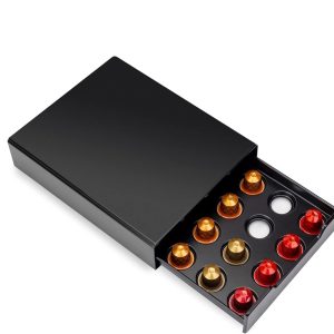 capsule-opbergdoos voor Nespresso OriginalLine, K-beker, Dolce Gusto, koffiezetapparaatstandaard en organizer, 20 capsules