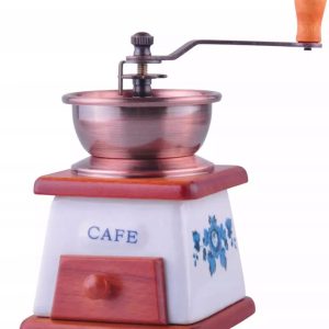 handmatige Koffiemolen Keramisch Hout Kinghoff met Lade