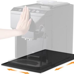 siliconen onderlaag voor koffiemachine koffieautomaat koffiemolen voor De Longhi Magnifica Philips LatteGo, Ninja Airfryer AF400eu, 48 x 30 cm siliconen onderlaag Gemakkelijk te verplaatsen